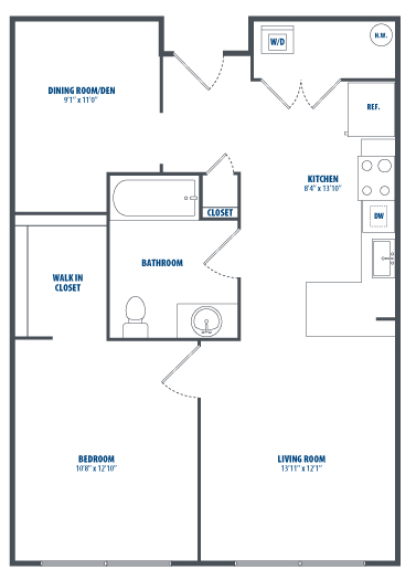 floorplan image for Unit 203 