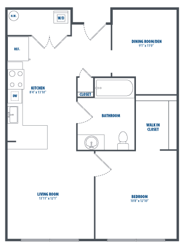 floorplan image for Unit 205