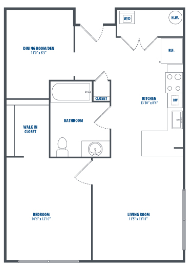 floorplan image for Unit 211
