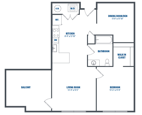 floorplan image for Unit 301