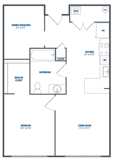 floorplan image for Unit 315