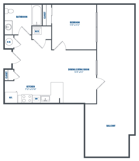 floorplan image for Unit 401