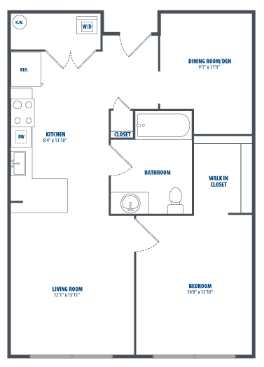 floorplan image for Unit 404