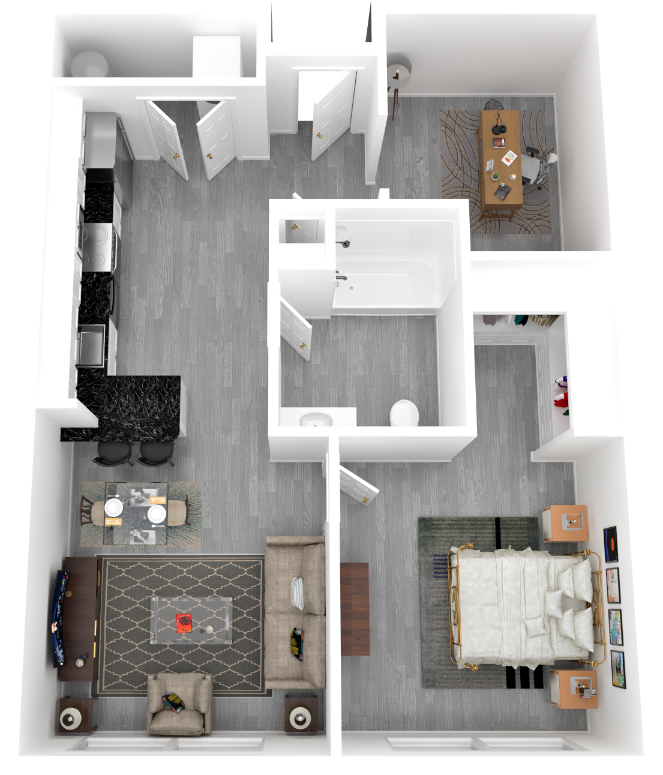 floorplan image for Unit 312