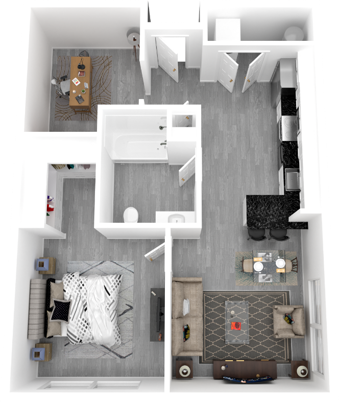 floorplan image for Unit 411