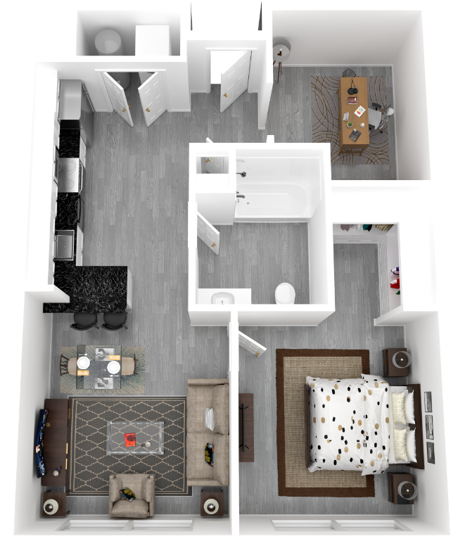 floorplan image for Unit 413